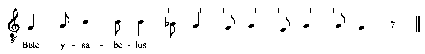 Refrain musical notation